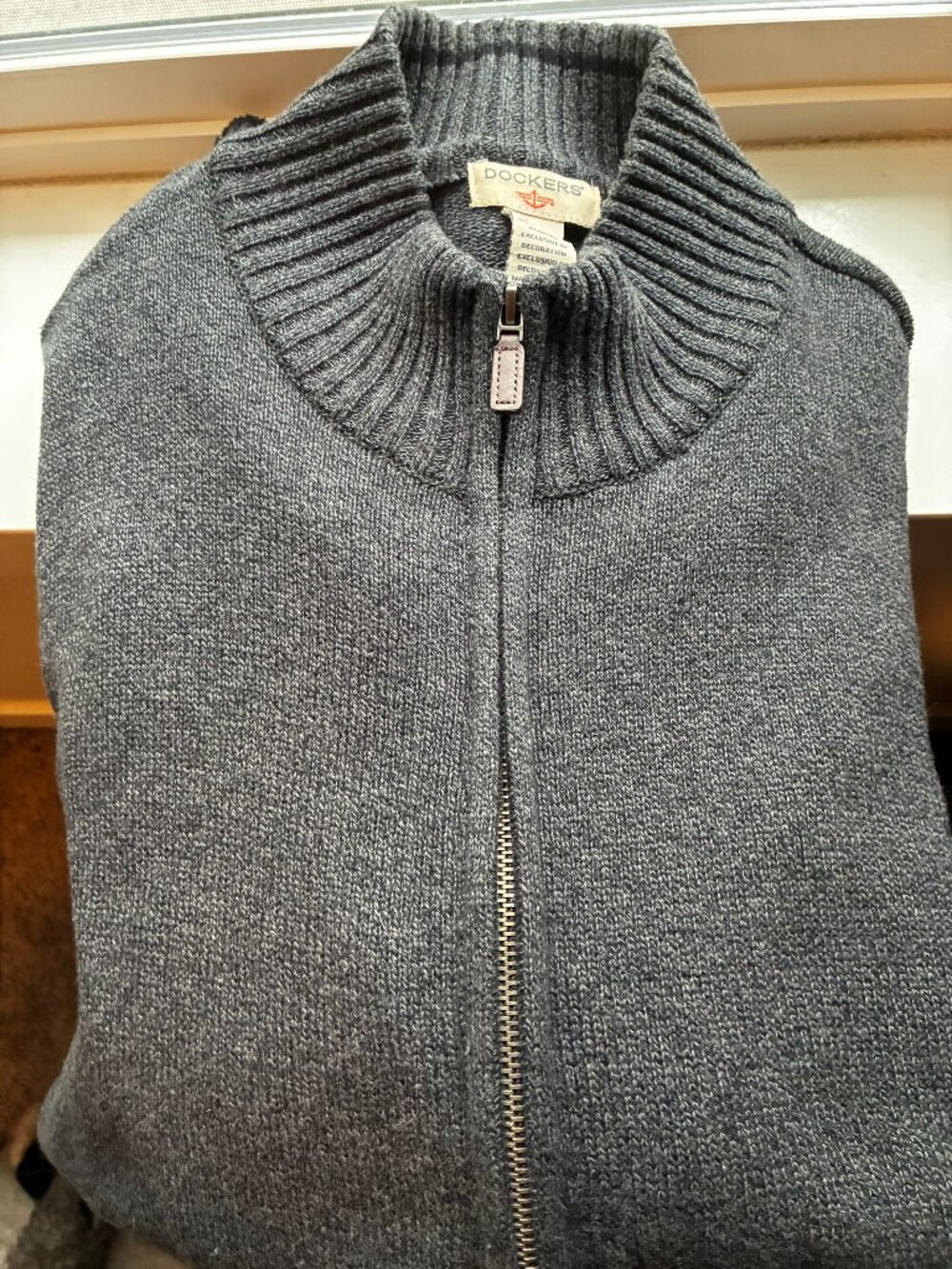 Dockers Full-Zip Men's Sweater XL